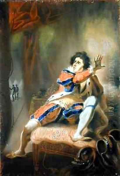 John Philip Kemble 1757-1823 Shakespeares Richard III Oil Painting by John Eckstein