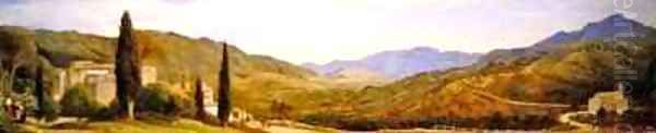 Panoramic View near Rome Oil Painting by Sir Charles Lock Eastlake