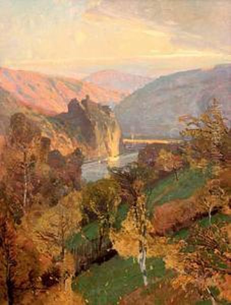 Strceno Nad Vahem Oil Painting by Jaroslav Setelik