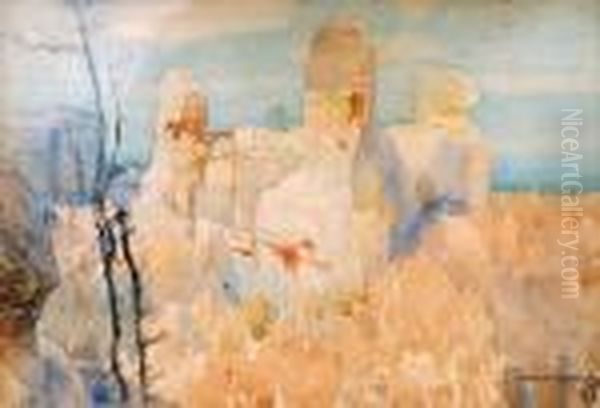 Prachovske Skaly Oil Painting by Jaroslav Setelik