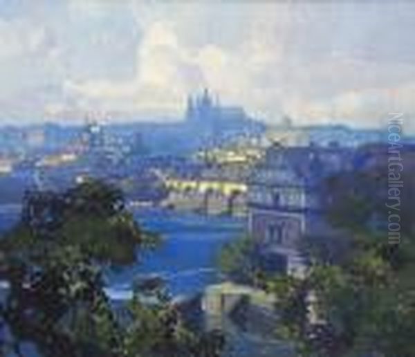 Untitled Oil Painting by Jaroslav Setelik