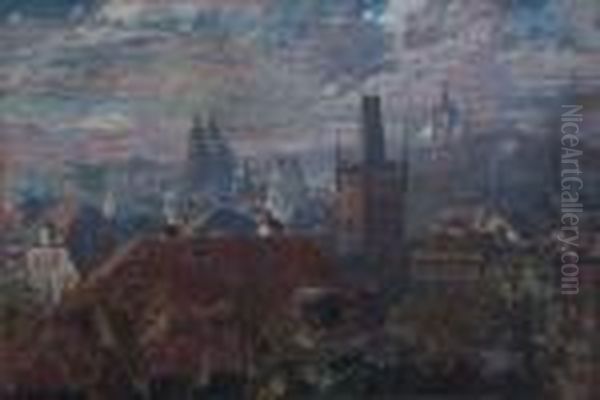 Untitled Oil Painting by Jaroslav Setelik