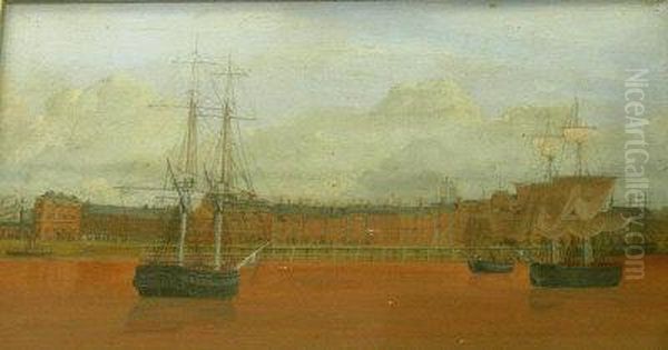 Hull From The Humber Oil Painting by William Frederick Settle