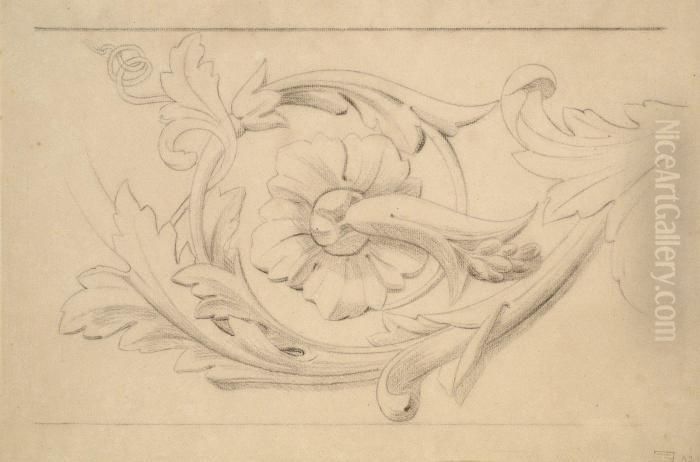 Rinceau Oil Painting by Georges Seurat