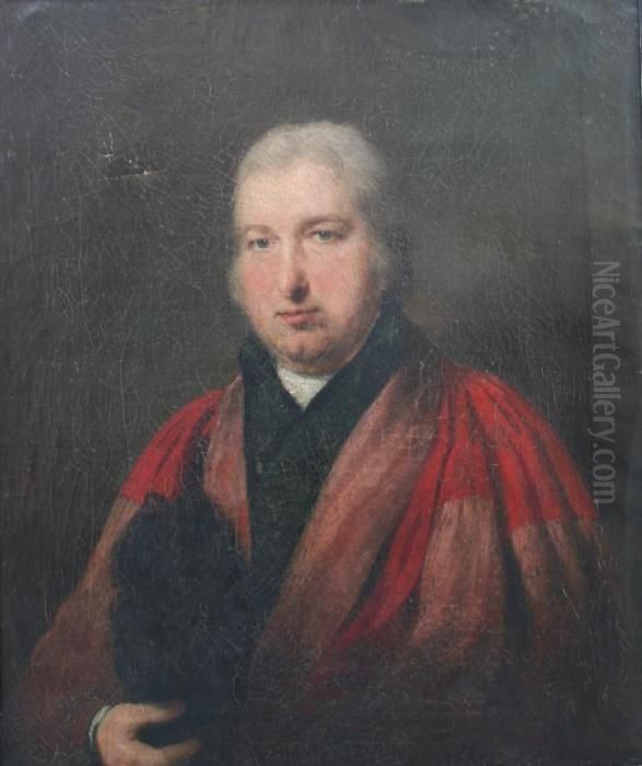 Circle Of Sir Martin Archer 
Shee, Pra Portrait Of Dr. Thomas Monro , Physician And Patron Of The 
Arts Oil Painting by Martin Archer Shee