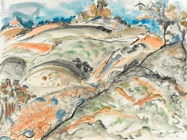 Landscape Oil Painting by Menachem Schmidt Shemi