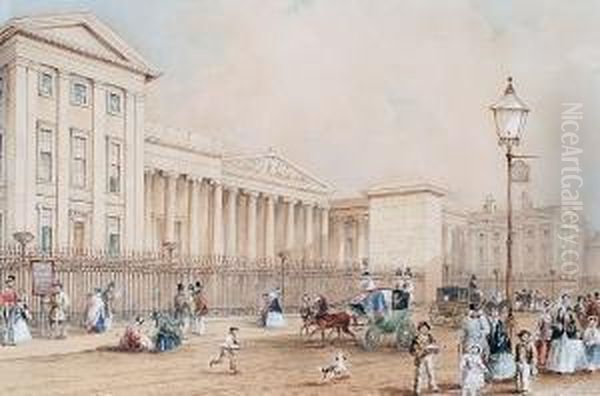 The British Museum Oil Painting by George Shepherd