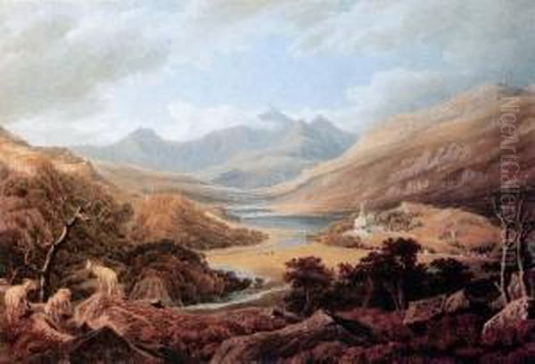 Southampton From Itchen Ferry Oil Painting by George Shepherd