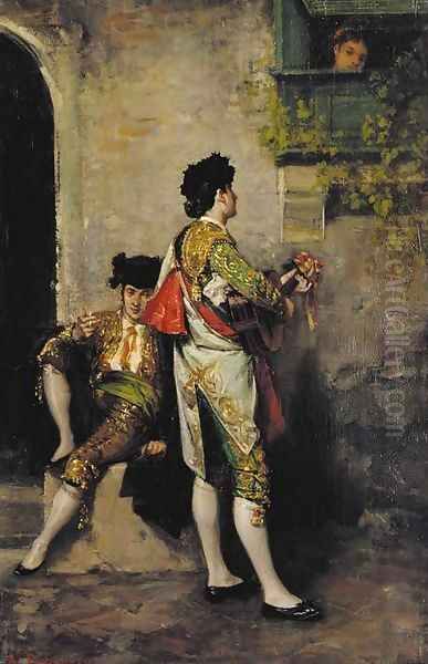 The Serenade Oil Painting by Rogelio De Egusquiza Barrena