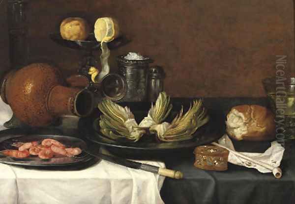 Still life Oil Painting by Jacob Foppens Van Es: