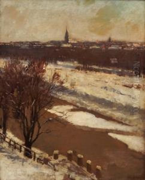 Fra Munchen Oil Painting by Otto Ludvig Sinding