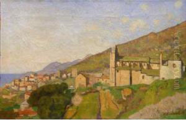 Ue De Bastia. Oil Painting by Nicolas Sinezouboff