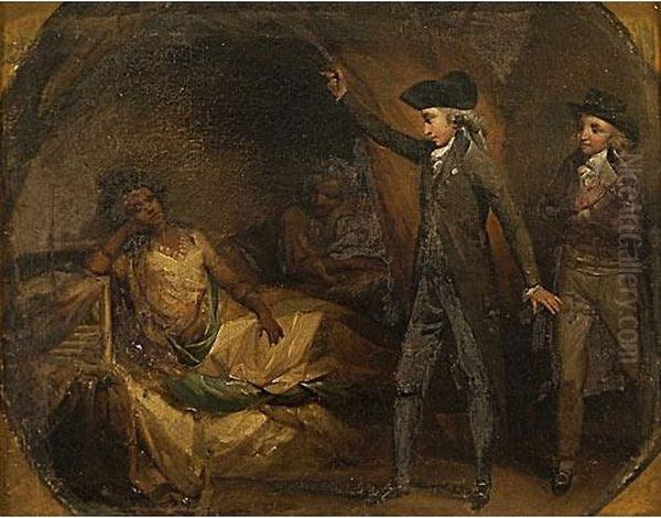 Personaggi Oil Painting by Henry Singleton