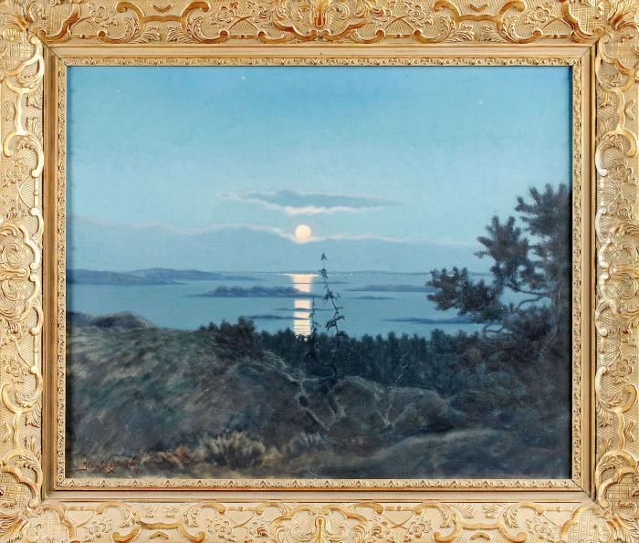 Mansken Oil Painting by Jean Skoglund