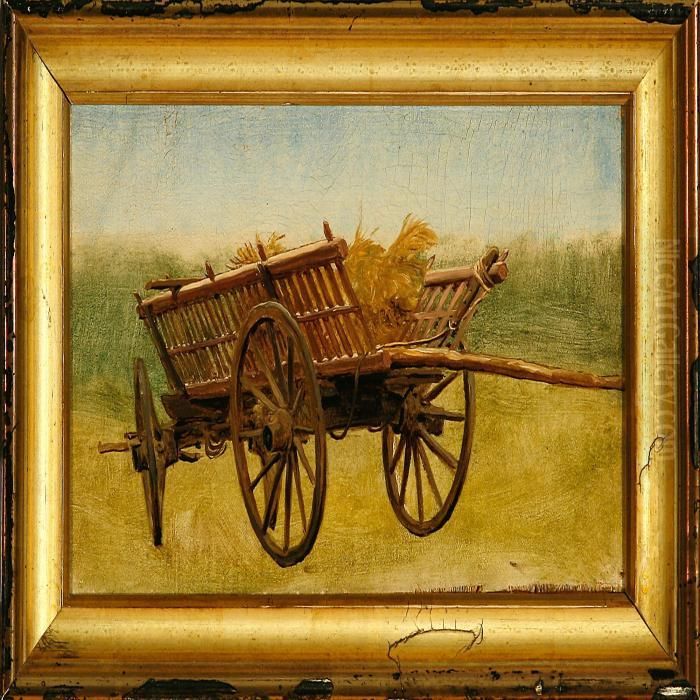 En Hovogn Oil Painting by Peter Christian T. Skovgaard