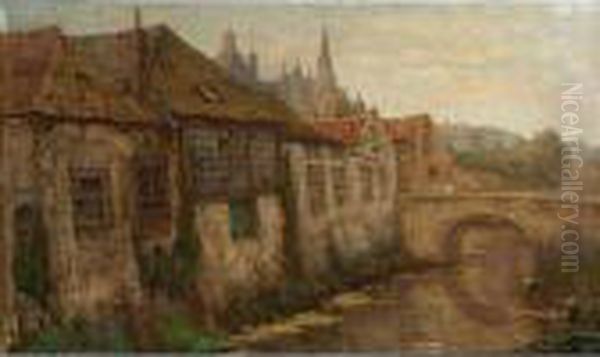 A View Of Den Bosch Oil Painting by Frans Slager
