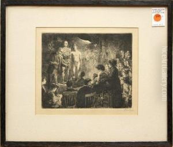 Anshutz On Anatomy Oil Painting by John Sloan