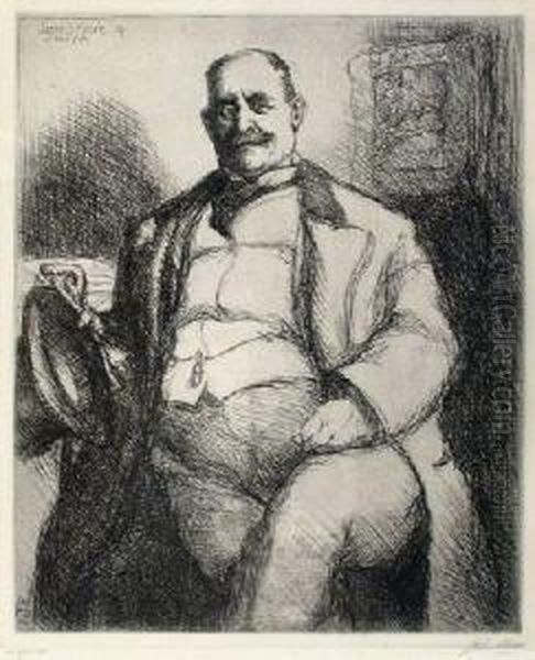 James B. Moore Oil Painting by John Sloan