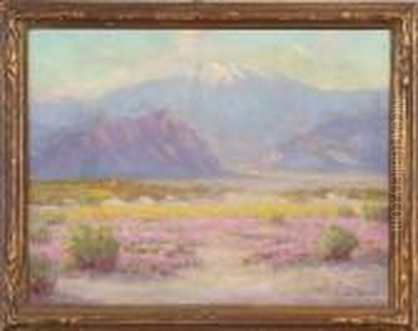 Mountian Landscape Oil Painting by Frederick Carl Smith