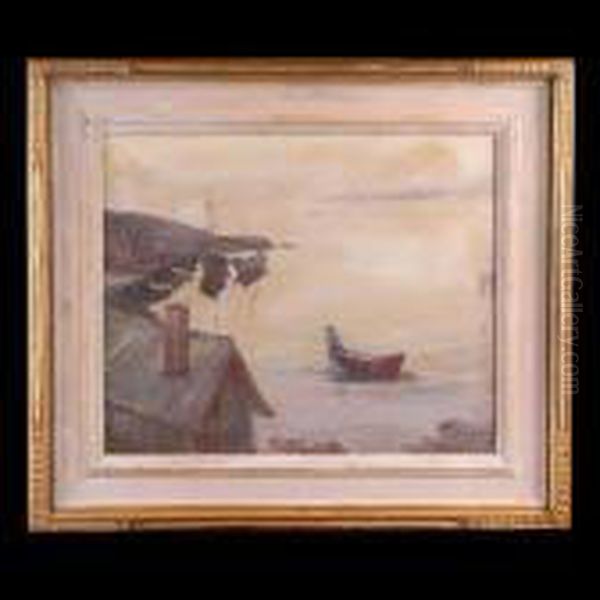 Rockport Massachusetts. Oil Painting by Frederick Carl Smith