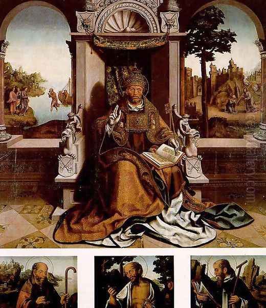 St. Peter c. 1530 Oil Painting by Vasco Fernandes