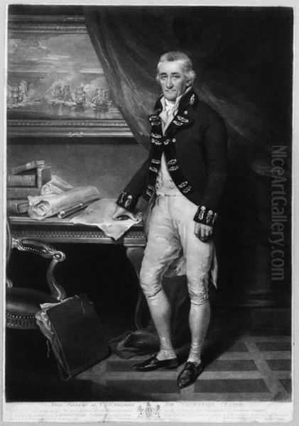 Commodore Sir Nathaniel Dance, 
Who On The 15 Of Feb. 1804, Defeatedthe French Squadron In The Chinese 
Sea, Commanded By Admirallinois Oil Painting by John Raphael Smith
