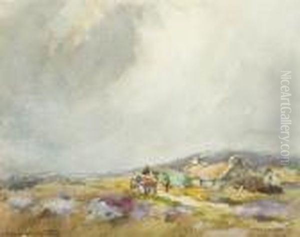 Isle Of Wight. Oil Painting by William St. Thomas Smith