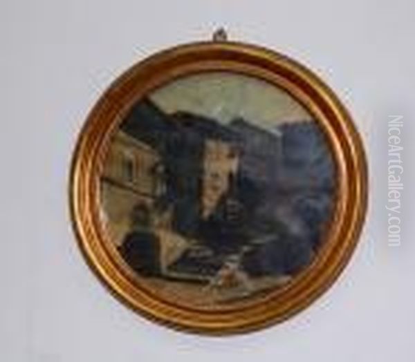 Scorcio Di Paese Oil Painting by Erminio Soldera