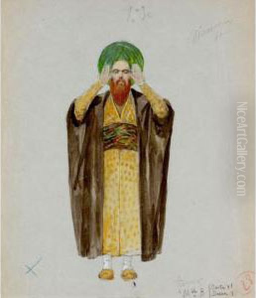 Costume Designs Oil Painting by Sergei Solomko