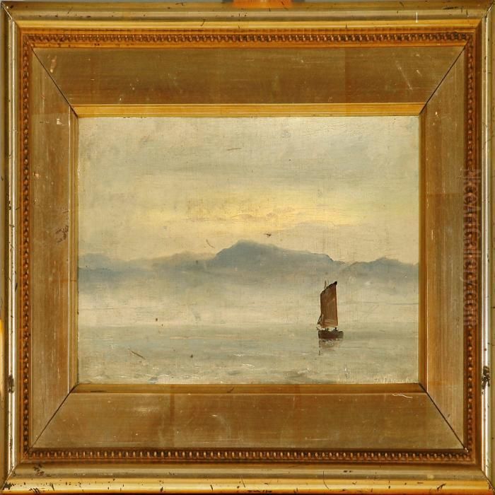 Fog In Scotland Oil Painting by C. F. Sorensen