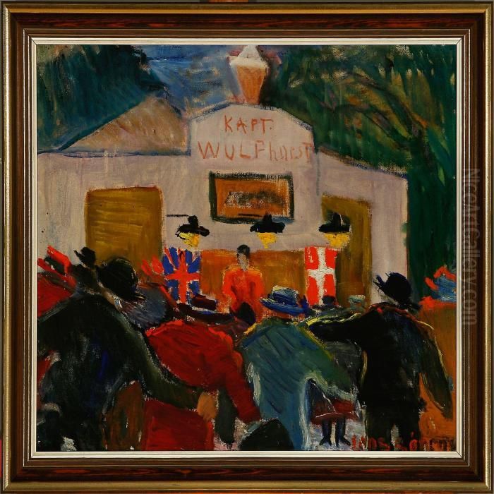 View From Bakken Near Copenhagen Oil Painting by Jens Sorensen