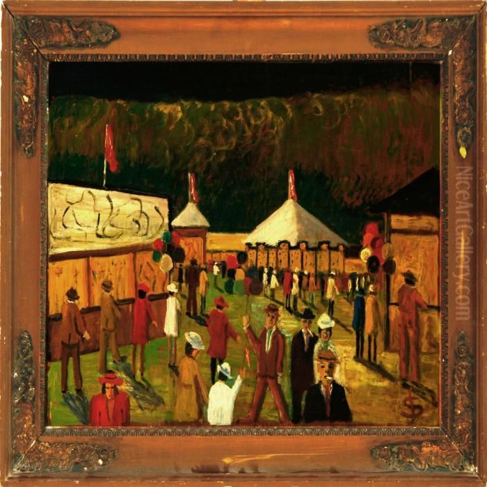 Bakken, Near Copenhagen Oil Painting by Jens Sorensen