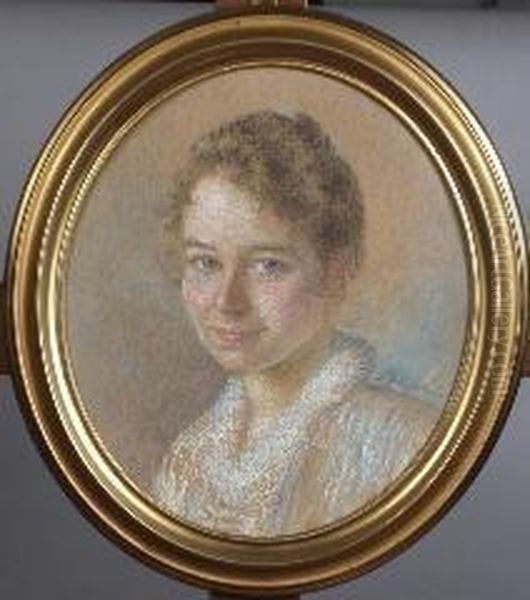 Volto Di Donna Oil Painting by Giovanni Sottocornola