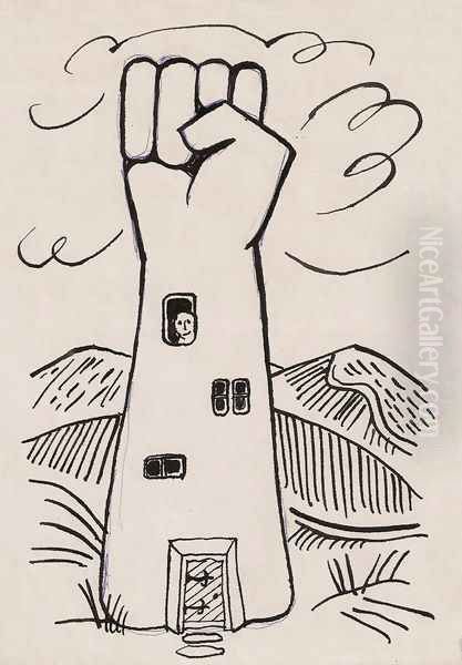 Hand Oil Painting by Jerzy Faczynski