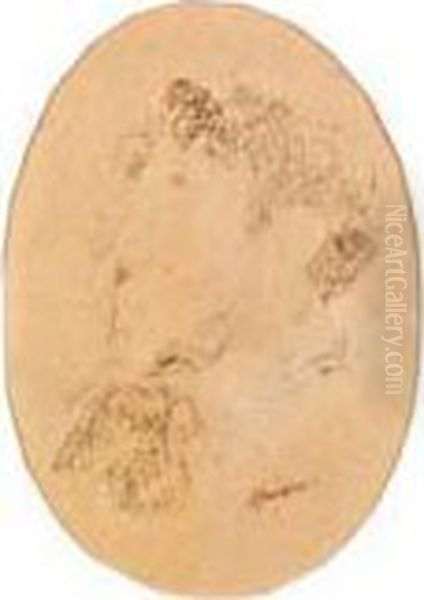 Ritratto Di Bruno Barilli Oil Painting by Armando Spadini