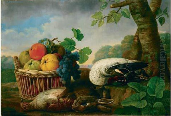 Jour De Chasse Oil Painting by Michel Joseph Speeckaert