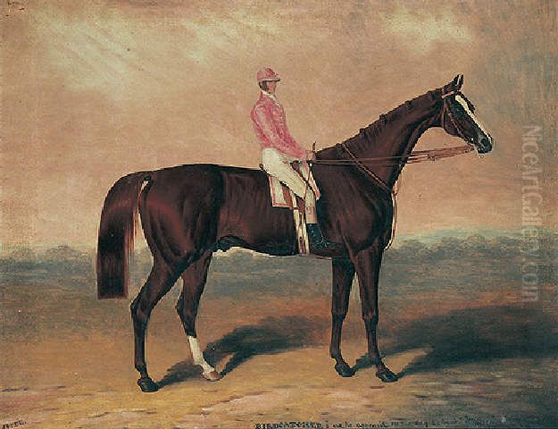 Birdcatcher, With Jockey Up Oil Painting by Samuel Spode