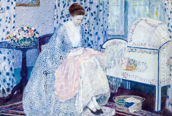 Peace Oil Painting by Frederick Carl Frieseke