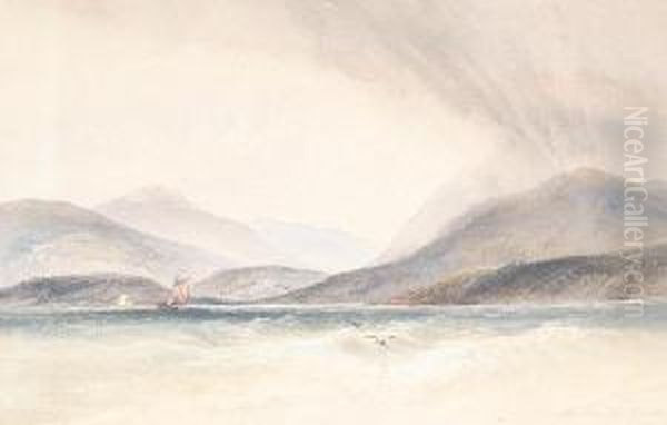 On The Water Oil Painting by George Clarkson Stanfield
