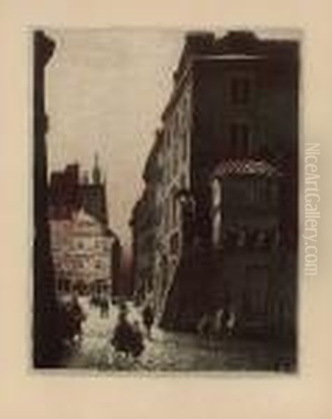 Stare Miasto Oil Painting by Zofia Stankiewicz