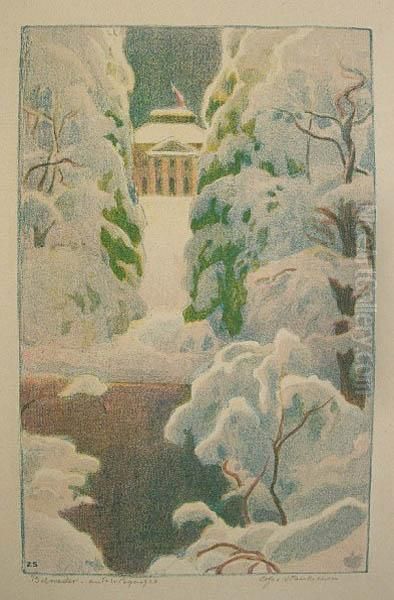 Belweder Oil Painting by Zofia Stankiewicz