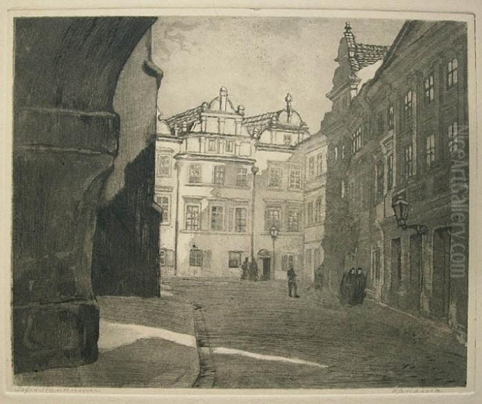 Kanonia (warszawa) Oil Painting by Zofia Stankiewicz