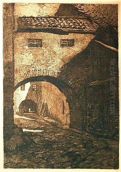 Zaulek Oil Painting by Zofia Stankiewicz