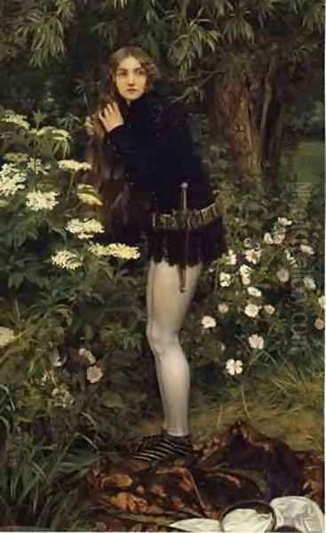 The Little Foot Page 1905 Oil Painting by Vincenzo Foppa