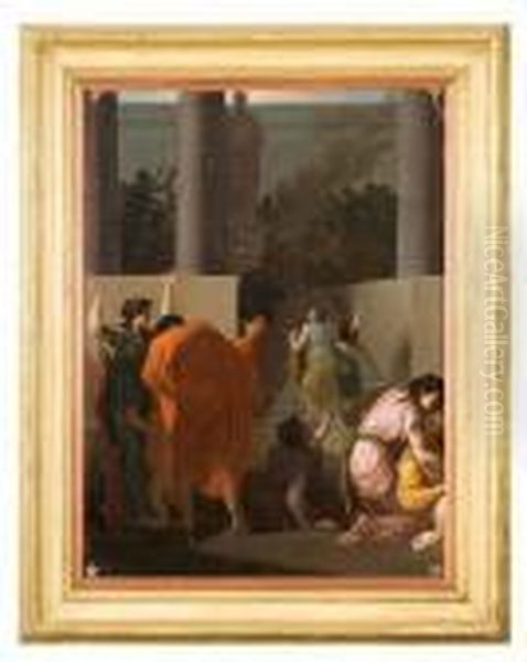 Adorazione Della Dea Minerva Oil Painting by Jacques De Stella