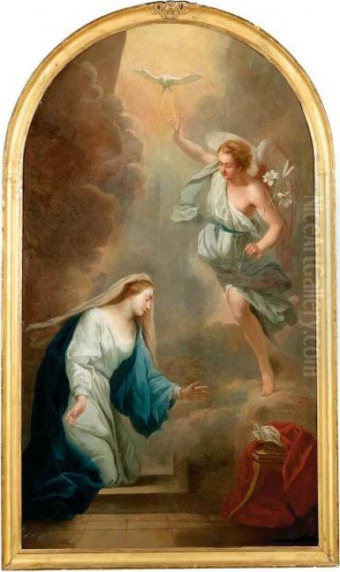 Annunciazione Oil Painting by Ignazio Stern