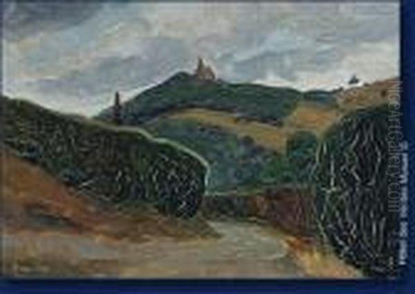 Paysage Decampagne Oil Painting by Fernand Steven