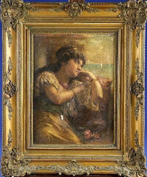 [l'attente] Oil Painting by Agapit Stevens