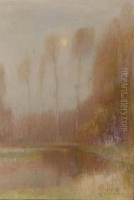 Shades Of Evening Oil Painting by Robert Macaulay Stevenson