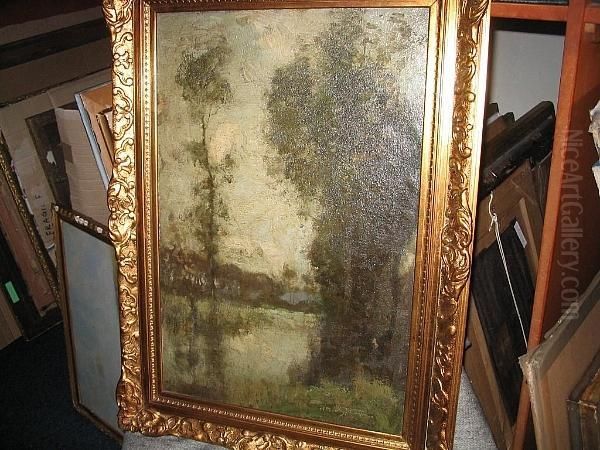 Upland Pastures Oil Painting by Robert Macaulay Stevenson